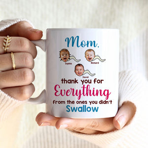 Mom Thank You For Everything - Personalized Coffee Mug -03ohqn041223 - Coffee Mug - GoDuckee