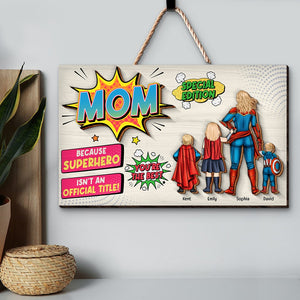 Personalized Gifts For Mom Wood Sign You're The Best 06toqn160224pa - Wood Signs - GoDuckee