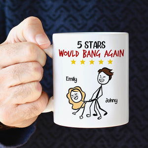 Couple, Would Bang Again, Personalized Mug, Gift For Couple - Coffee Mug - GoDuckee