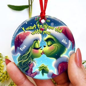 Personalized Christmas Gifts For Couple Ornament 04namh250924 - Ornament - GoDuckee