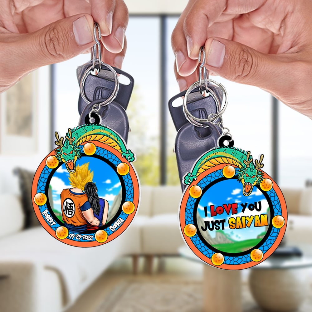 Couple, I Love You, Personalized Keychain, Couple Gifts, 02HUPO290623HH - Keychains - GoDuckee