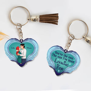 Personalized Gifts For Couple Keychain You're The One 07qhqn100124da - Keychains - GoDuckee
