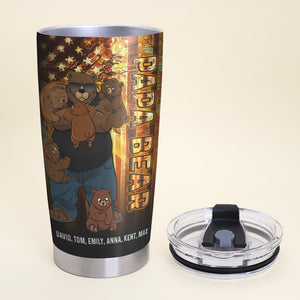 Dad Bear-TZ-TCTT-13acqn170523 Personalized Tumbler - Tumbler Cup - GoDuckee