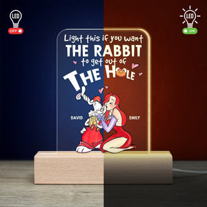 Personalized Gifts For Couple LED Light Light The Rabbit 04qhqn310124 - Led Lights - GoDuckee