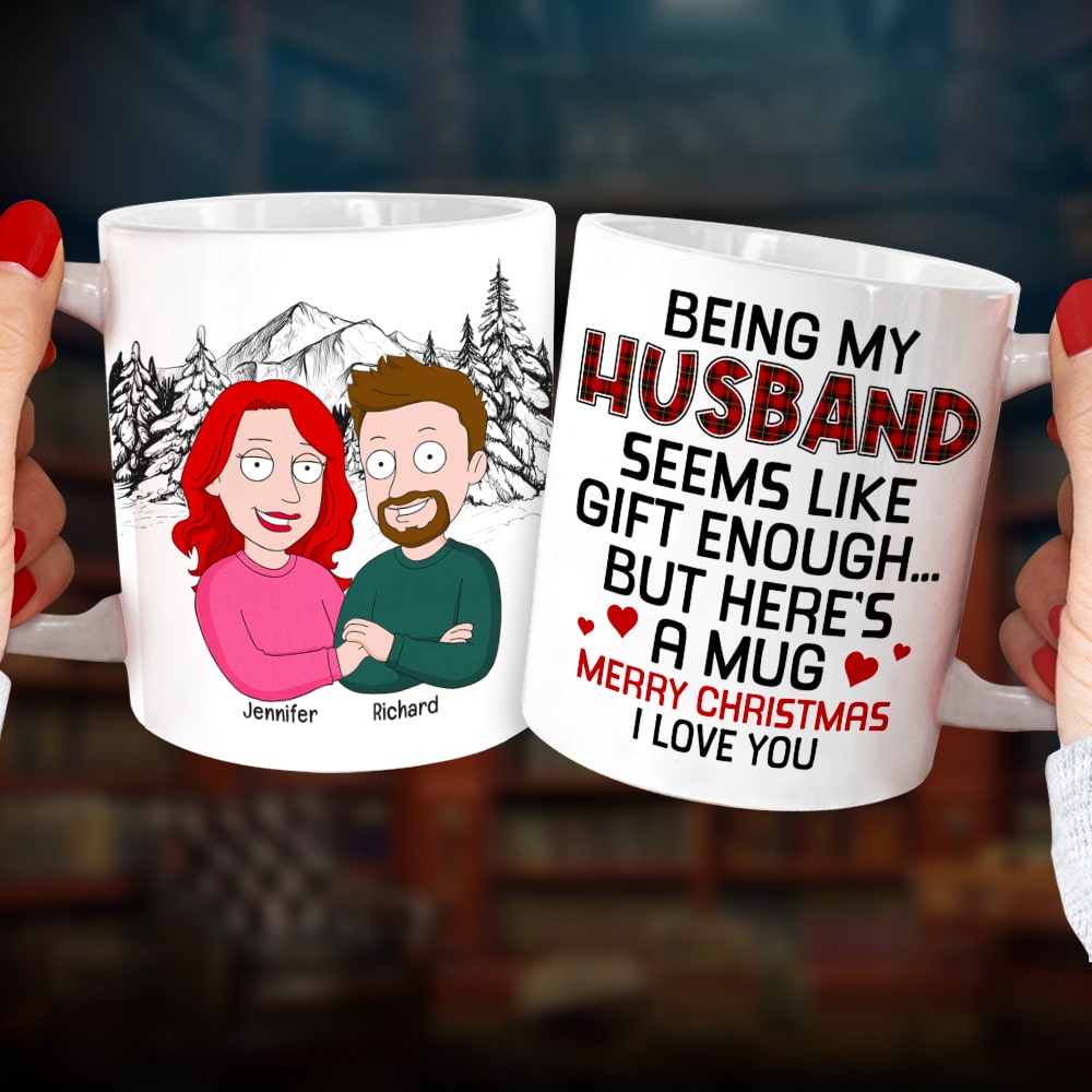 Merry Christmas I love You- Personalized Coffee Mug- Christmas Gift For Couple-Couple Coffee Mug-06naqn221123hh - Coffee Mug - GoDuckee