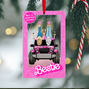 Bestie Ornament, Drinking Jeepers, Custom Ornament, Friendship Christmas Gift, 02HTPO221123HH - Ornament - GoDuckee