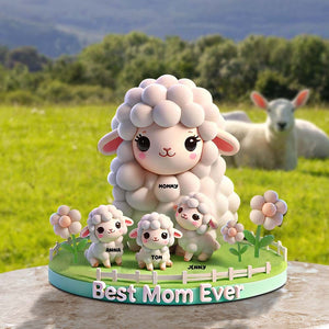 Personalized Gifts For Mom Plaque 04katn030425 Best Mom Ever - Shaped Plaques - GoDuckee