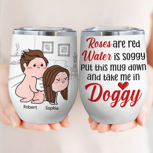 Put This Mug Down And Take Me In Doggy-Gift For Couple-Personalized Coffee Mug-Funny Couple - Coffee Mug - GoDuckee