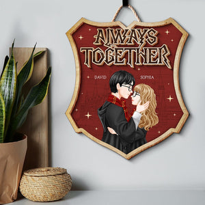 Personalized Gifts For Couple Wood Sign Always Together 02ohqn050224pa - Wood Signs - GoDuckee