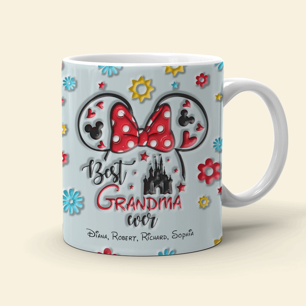 Personalized Mug - Christmas Mouse Mug - Christmas Mouse Mug - Personalized  Mug -37839