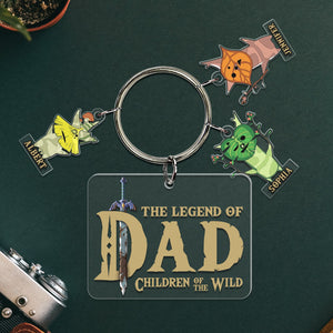 Personalized Gifts For Dad Keychain 03naqn240524 Father's Day - Keychains - GoDuckee