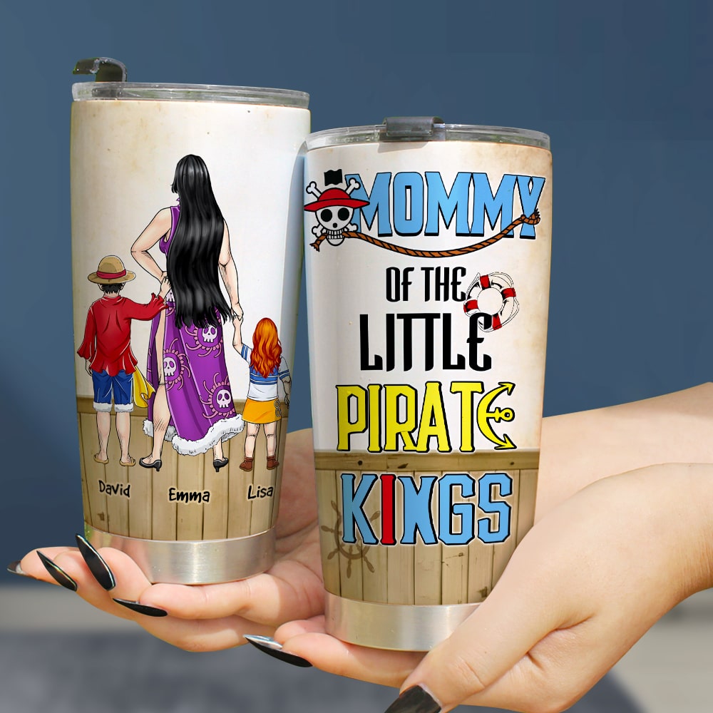 Personalized Gifts For Mom Tumbler Mommy Of The Little Pirate 02OHHN210324PA - Tumbler Cups - GoDuckee