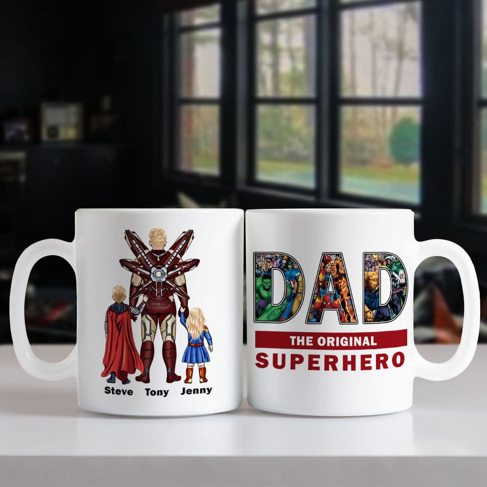 Father, Best Dad Ever, Personalized Mug, Gifts For Dad, 03HTPO180523TM - Coffee Mug - GoDuckee