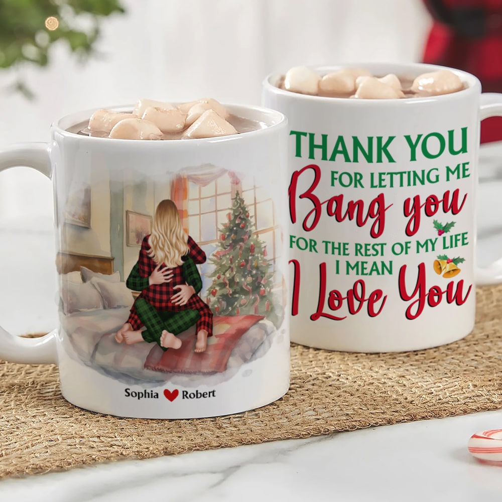Couple, I Love You, Personalized Coffee Mug, Chritsmas Gifts For Couple - Coffee Mug - GoDuckee