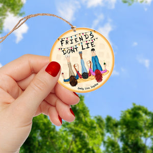 Friends-Personalized Acrylic Custom Shape Ornament-Gift For Friends- Christmas Gift-02qhqn211123hh - Ornament - GoDuckee