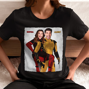 Custom Photo Gifts For Movie Fan Couple Shirt 01kaqn300724