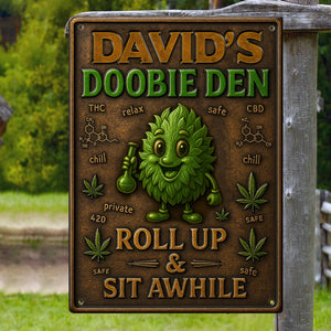 Green Stuff Metal Sign - Personalized Gifts For Smokers 02totn290525 - Metal Signs - GoDuckee