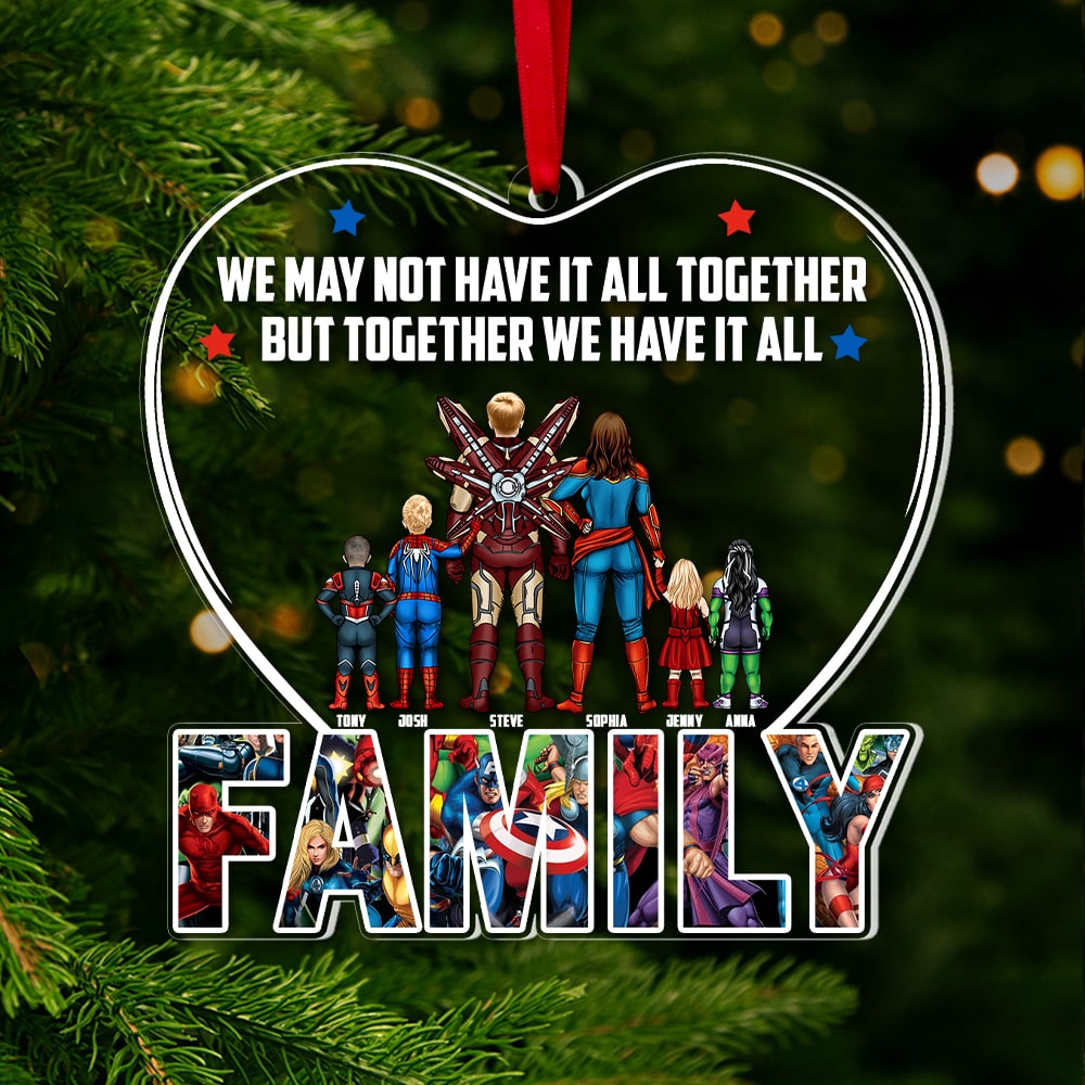 We Have It All, Personalized Ornament, Gifts For Family, 02OHPO291123TM - Ornament1 - GoDuckee