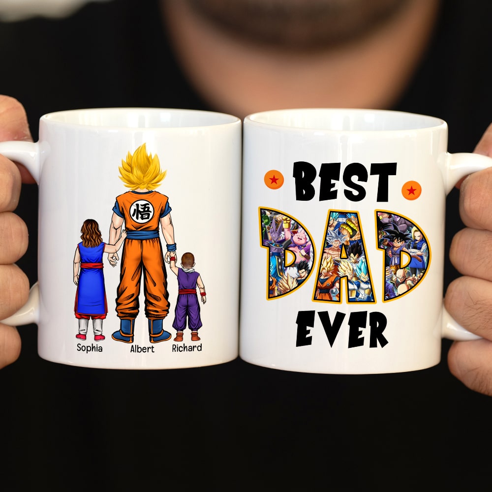 Personalized Gifts For Father Coffee Mug Best Dad Ever 01QHQN200324HH - Coffee Mugs - GoDuckee
