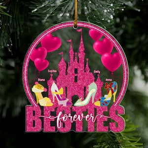 Besties-Personalized Acrylic Custom Shape Ornament-Gift For Friends- Christmas Gift-02qhqn211023qn - Ornament - GoDuckee