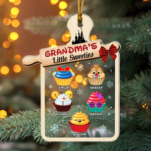 Grandma's Little Sweeties- Personalized Acrylic Ornament- Gift For Grandma- Family Ornament-PW17-AONMT-08htqn311023qn - Ornament - GoDuckee