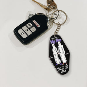 Couple, Only You Can Make Me That Way, Personalized Keychain, Halloween Gifts For Couple - Keychains - GoDuckee