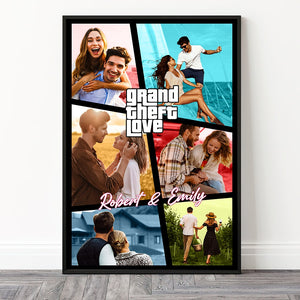 Custom Photo Couple Canvas, Couple Gifts, Vanlentine Gifts, 02NAPO091223 - Poster & Canvas - GoDuckee