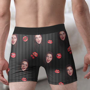 This Is My Favourite-Custom Photo Boxer Briefs For Couples- Funny Couple Boxer- Couple Gift - Boxer Briefs - GoDuckee