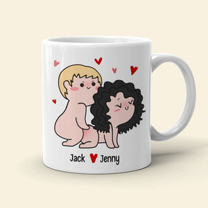 Couple, Roses Are Red The Morning Is Foggy, Personalized Mug, Couple Gifts - Coffee Mug - GoDuckee
