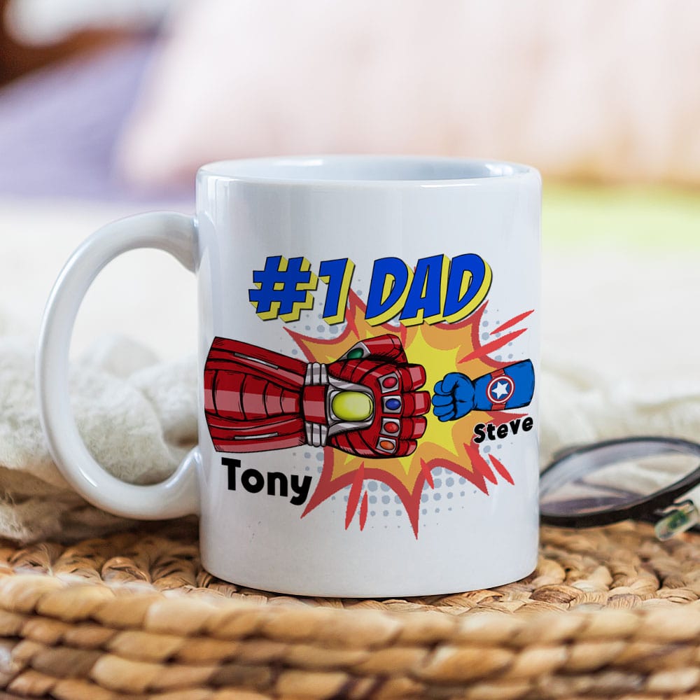 Daddy, Best Dad Ever, Personalized Mug, Gifts For Dad, 03DNPO220523HA - Coffee Mug - GoDuckee