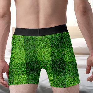 Take Me Out To The Ball Game, Boxer for Football Lover, Men Boxer Briefs, Gift For Football Lover - Boxer Briefs - GoDuckee