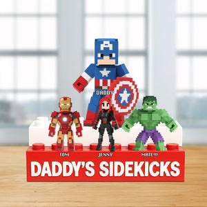Pixel Super Dad Plaque - Personalized Gifts For Dad 03natn160525 - Shaped Plaques - GoDuckee