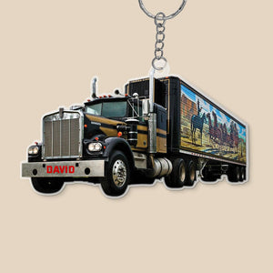 Legendary Truck- Personalized Keychain-Gift For Truck Lover-05qhqn100823 - Keychains - GoDuckee