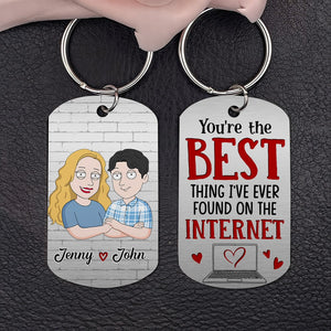 Couple, You Are The Best Thing, Personalized Keychain, Gift For Couple, 05NATN240723HH - Keychains - GoDuckee