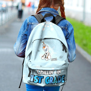 Chillin' In 1st Grade, Personalized BackPack, Gift For Kid, 01HTPO280623 - Backpack - GoDuckee