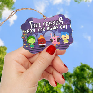 True Friends-Personalized Medallion Acrylic Ornament- Gift For Friends- Friends Ornament-PW-01kaqn281123 - Ornament - GoDuckee