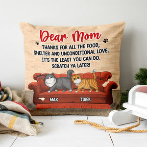 Personalized Gifts For Cat Lovers Pillow Scatch Ya Later - Pillows - GoDuckee