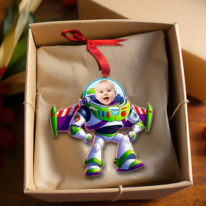 Custom Photo Gifts For Kids Christmas Ornament 03ohmh251124 - Ornament - GoDuckee