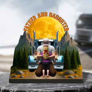 Dad Truck Plaque - Personalized Gifts For Dad 04ohtn210525 - Shaped Plaques - GoDuckee