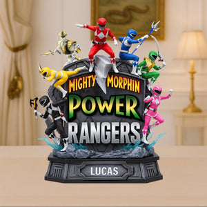 Power Squad Plaque - Personalized Gifts For Movie Fans 01qhtn060625 - Shaped Plaques - GoDuckee