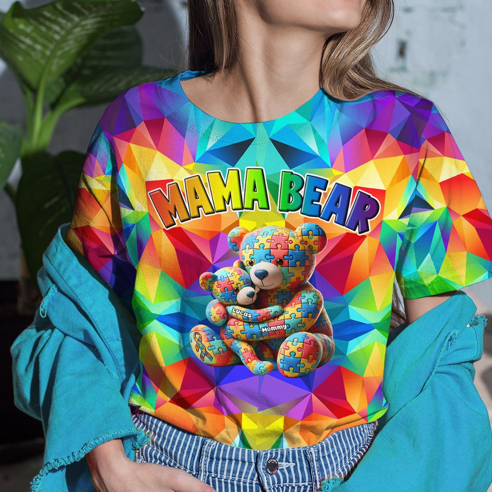 Personalized Gifts For Autism Mom Shirt 02ohtn080325 Mama Bear - AOP Products - GoDuckee