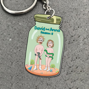 Personalized Gifts For Couple Keychain 05totn120824hg Funny Couple - Keychains - GoDuckee