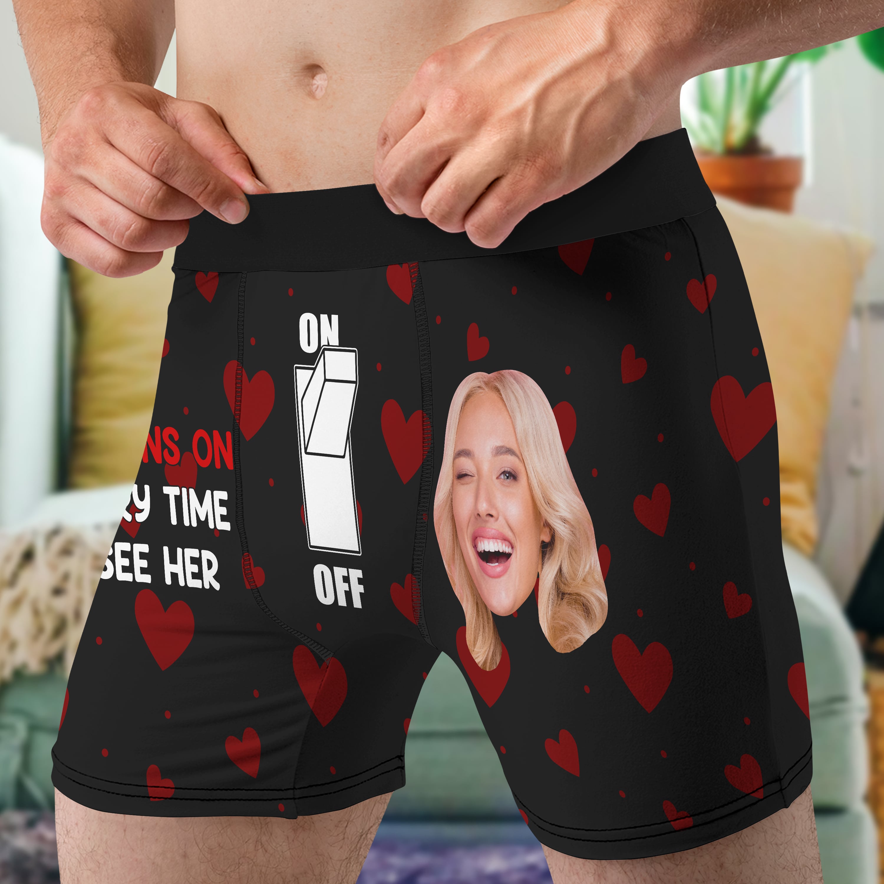 Couples Matching Christmas Underwear His and Hers Novelty