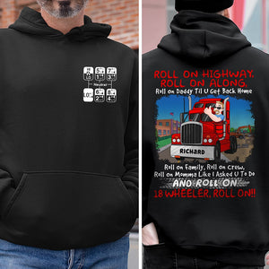 Personalized Gifts For Truckers Shirt 04toqn190724hg Cartoon Man Driving With A Thumbs Up - Shirts - GoDuckee