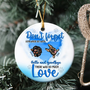 Dog, Dogs Come into Our Lives and Leave Paw Prints on Our Hearts, Personalized Ornament, Christmas Gifts For Dog Lovers - Ornament - GoDuckee