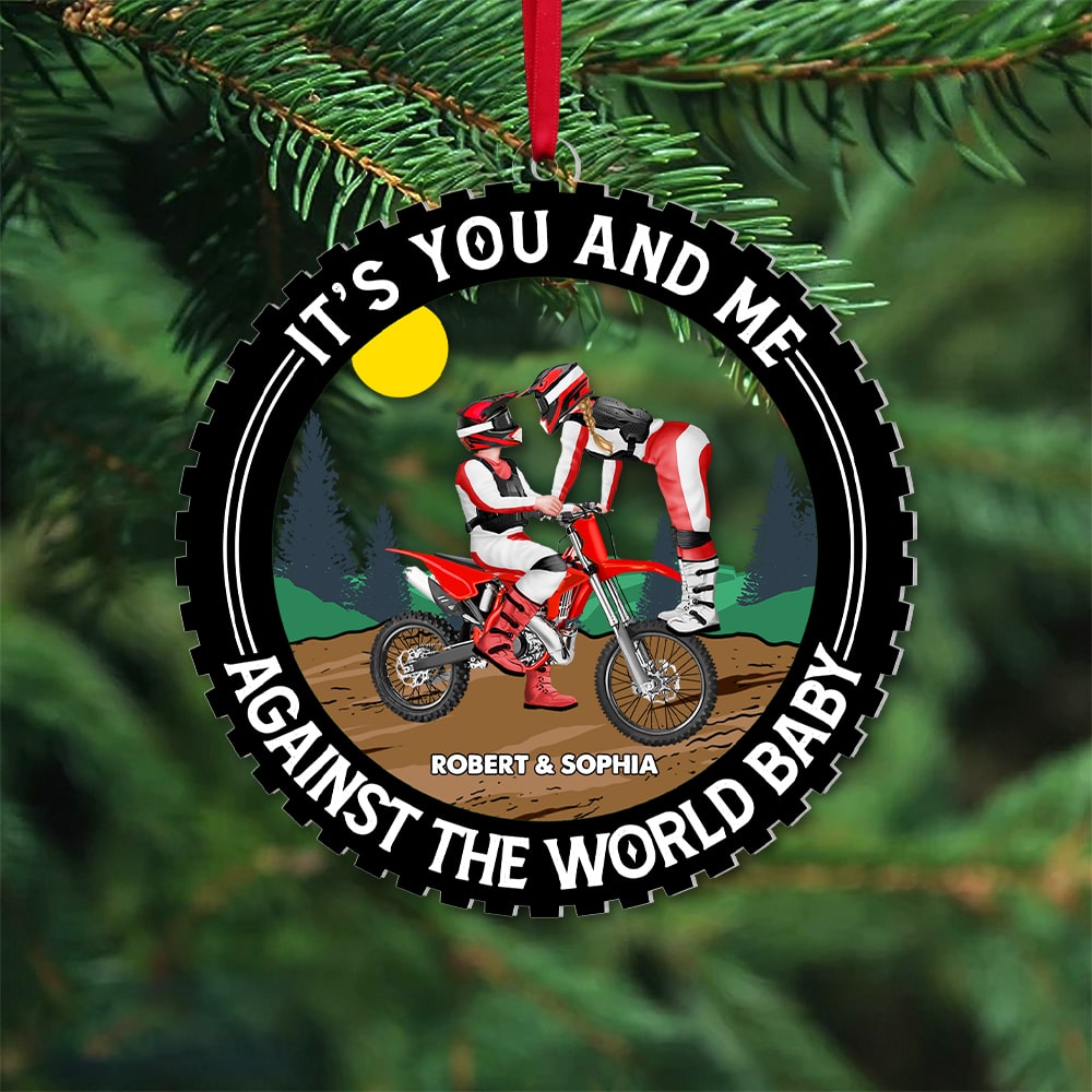 The Couple, You And Me, Personalized Ornament, Christmas Gifts For Couple, 02QHPO031123PA - Ornament - GoDuckee