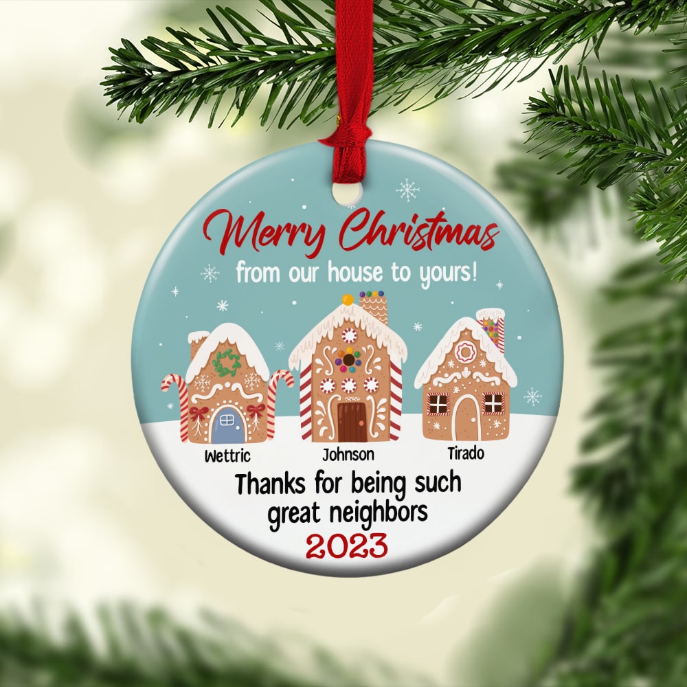 Neighbor Christmas 2023 Ornament - Christmas Gift for Neighbor - Best  Neighbo