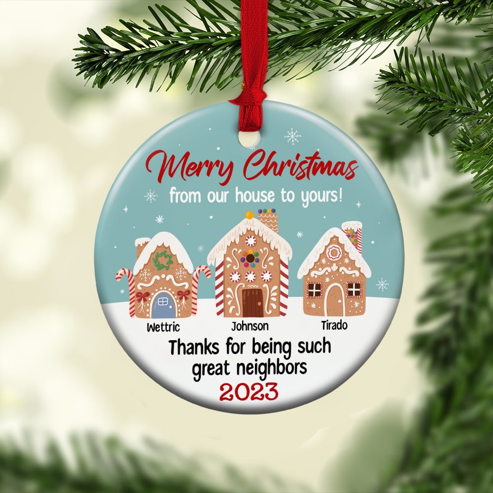 Neighbor Christmas 2023 Ornament - Christmas Gift for Neighbor