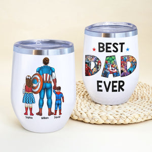 Personalized Gifts For Dad Wine Tumbler 06qhqn110524pa Father's Day - Tumbler Cups - GoDuckee