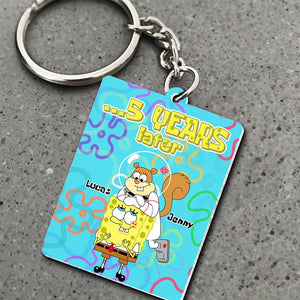 Personalized Gifts For Couple Keychain 03KATN290524 - Keychains - GoDuckee